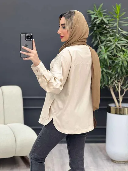مانتو لینن چهار جیب
