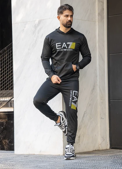 ست هودی شوار EA7 مردانه مدل Dalka
