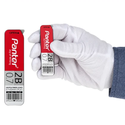 نوک مداد نوکی 0.7 پنتر PANTER مدل Hi-Polymer-PL107 کیفیت 2B