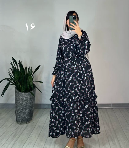 پیراهن مانتویی شکوفه 1