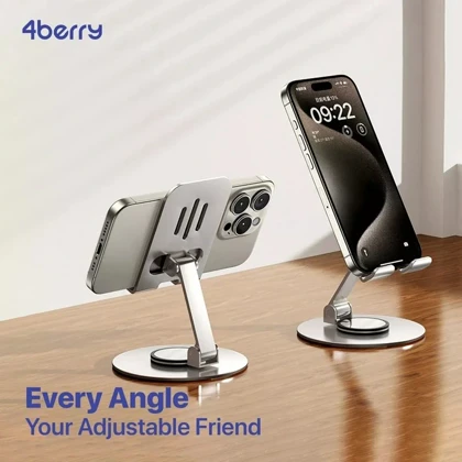 هولدر موبایل فلزی و محکم با چرخش 360 درجه