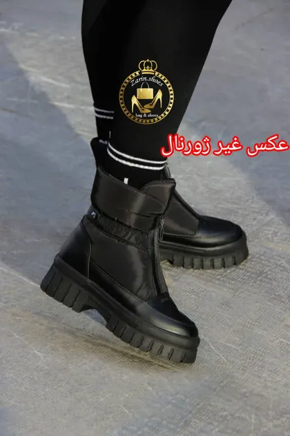 نیم بوت کاپشنی زنانه لژدار miu miu