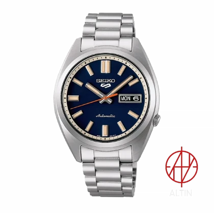 ساعت مچی مردانه سیکو Seiko مدل SRPK87K1 – سری Seiko 5 Sports با صفحه سورمه‌ای و استایل کلاسیک