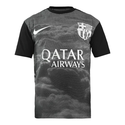 تیشرت فوتبالی بارسلونا مدل Nike-ZRA-4D0673 مشکی