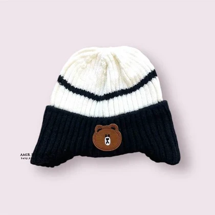 کلاه نوزادی پسرانه بافت تدی