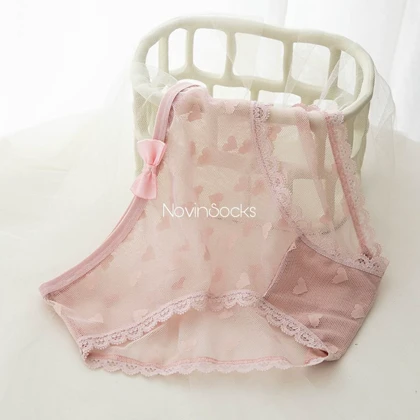 شورت توری قلبی ( مناسب برای سایز 38 الی 42)