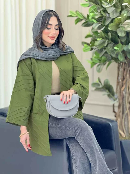 مانتو برش‌دار بغل چاک