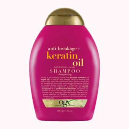 شامپو او جی ایکس OGXصورتی روغن کراتینه ضد موخوره