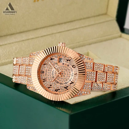 ساعت رولکس فول نگین Rolex Sky Dweller F-Diamond Rg-80