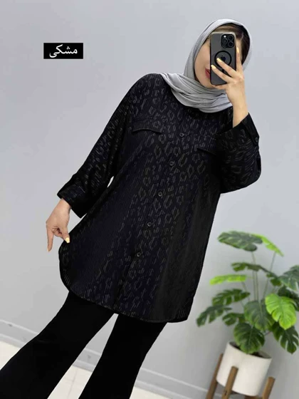 شومیز مانتویی آزیتا قواره دار