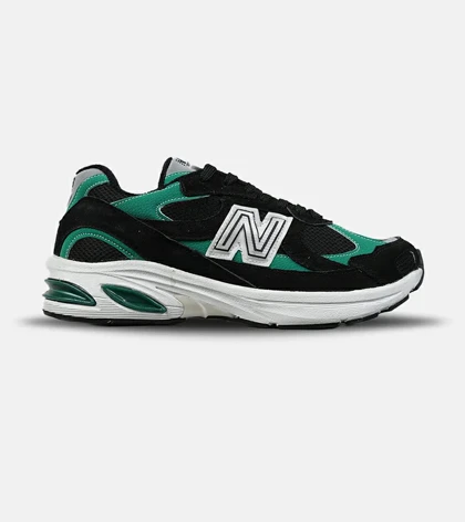 کفش کتانی مردانه و زنانه سبز مشکی NEW BALANCE 2010 مدل 8677