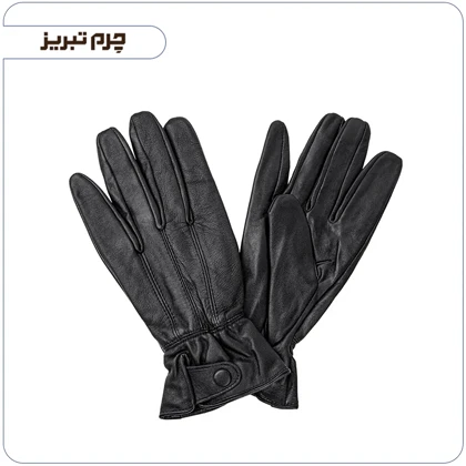 دستکش زنانه چرم طبیعی تبریز مدل W770