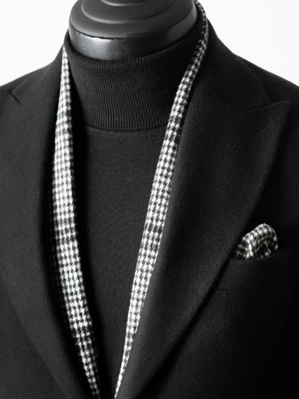 شالگردن و پوشت چهارخانه s236