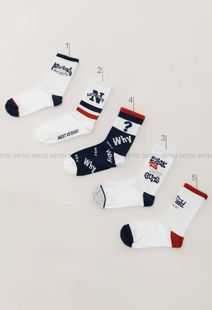 جوراب نیویورک نیم ساق پنبه کد1004994