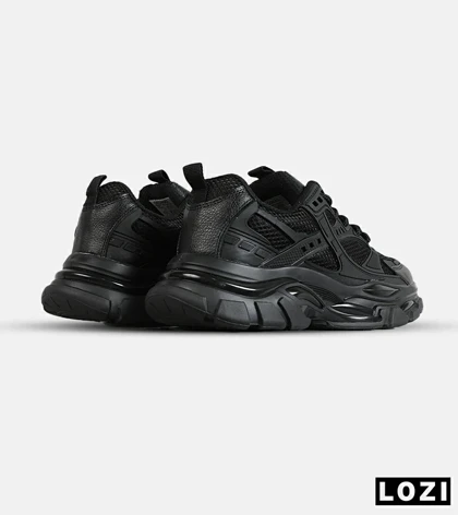 کفش کتانی مردانه و زنانه مشکی BALENCIAGA Track low-top Sneakers مدل 7844