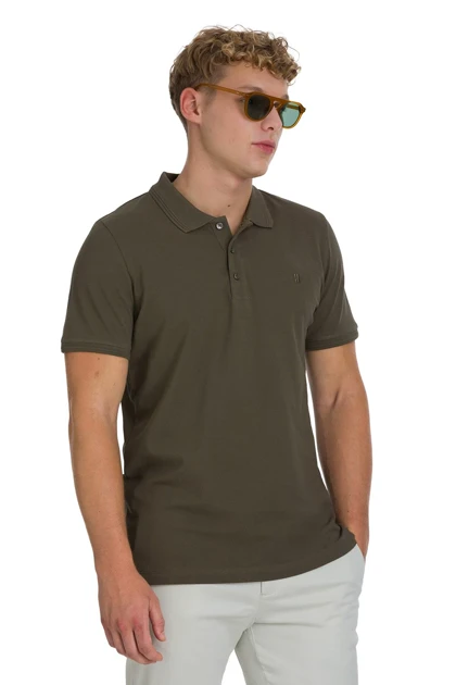 تیشرت یقه پولو مردانه hatemoglu