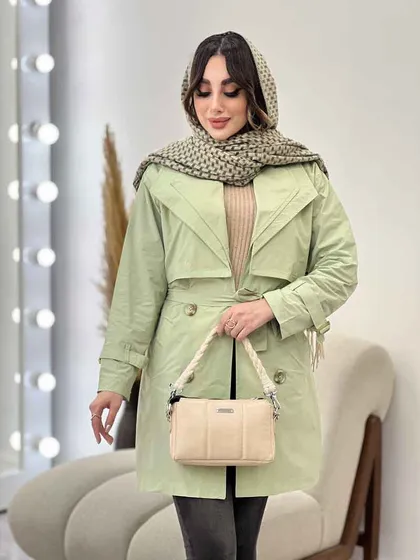 بارانی یقه دوبل باران