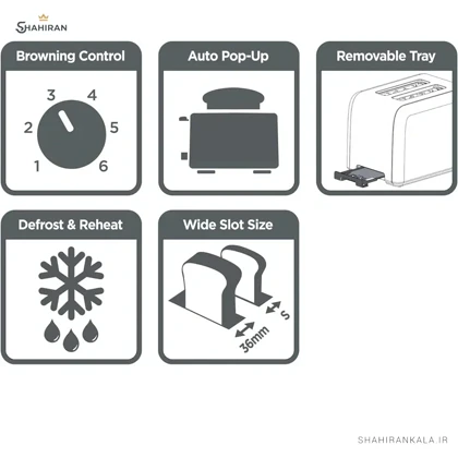 توستر بلک اند دکر مدل BLACK AND DECKER ET244