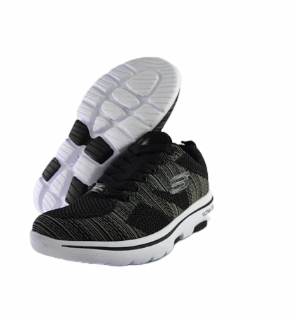 کفش اسپرت و روزمره زنانه و پسرانه برند اسکچرز Skechers رامیرو مشکی طوسی کد 247