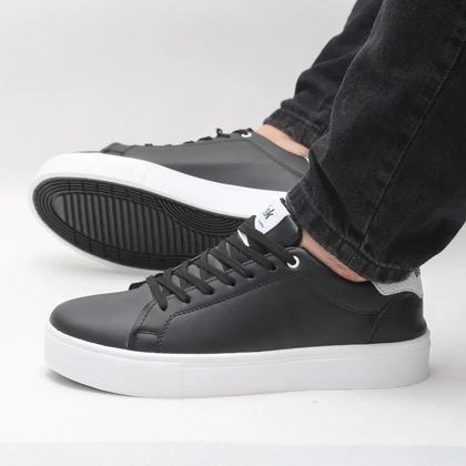 کفش و کتانی روزمره و راحتی مردانه مدل برشکا BERESHKA رنگ مشکی کد 41255