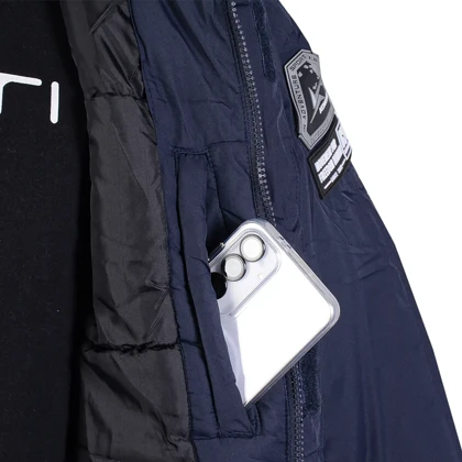 کاپشن پفی یقه ایستاده مردانه