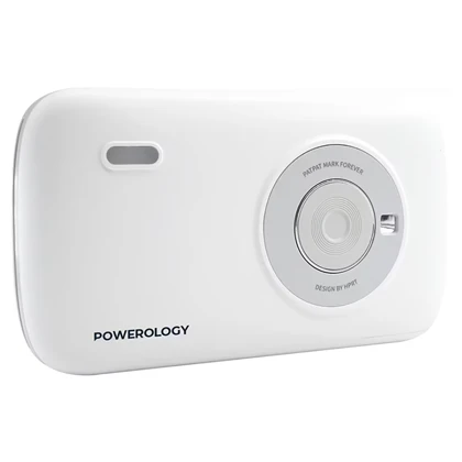 پرینتر حرارتی شارژی پاورولوژی Powerology مدل PKDCZ2WH قابل حمل