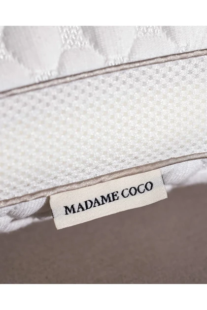 بالش Madame Coco مدل Colmar ویسکو - سفید