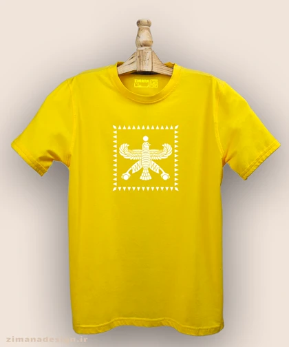 تیشرت مردانه و زنانه اصیل ایرانی طرح درفش شهباز هخامنشیان