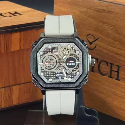ساعت مچی مردانه کی جیو Kegio K015 سبک 3 موتوره و تاریخ دار