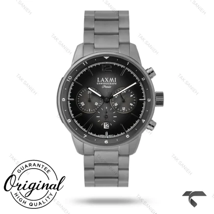 ساعت لاکسمی کورنوگراف مردانه 8160-6 فیلی صفحه مشکی Laxmi-9247-G