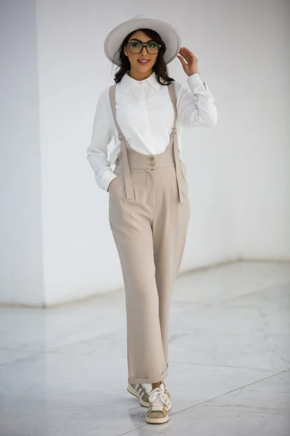 شلوار زنانه دو دکمه دو سگک