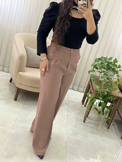 شلوار پارچه ای راسته دخترانه و زنانه