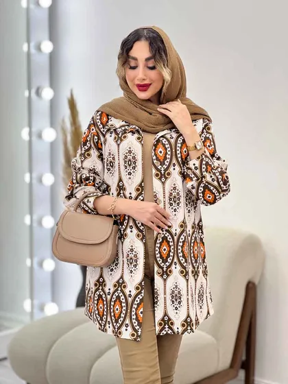 مانتو طرح سنتی پارمین