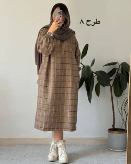 کفتان پشمی چهارخونه دیبا 1