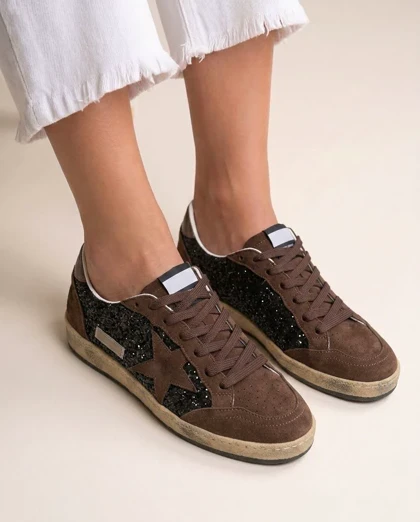 کتانی گلدن گوس زنانه مدل شاین Golden Goose