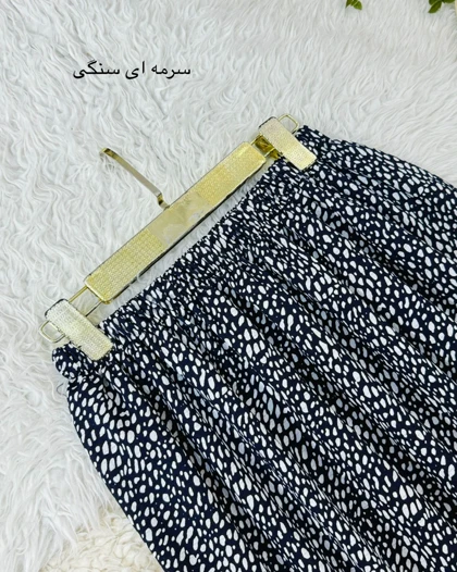 دامن پفکی گل‌دار کد محصول 1070
