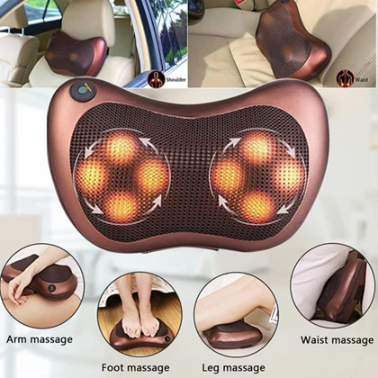 ماساژور گردن بالشتی پیلو Pillow مدل 8028 با حرارت آرام بخش