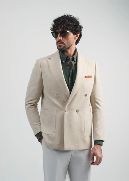 کت دبل برست پشمی 2520206