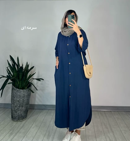 مانتو بلند زرین