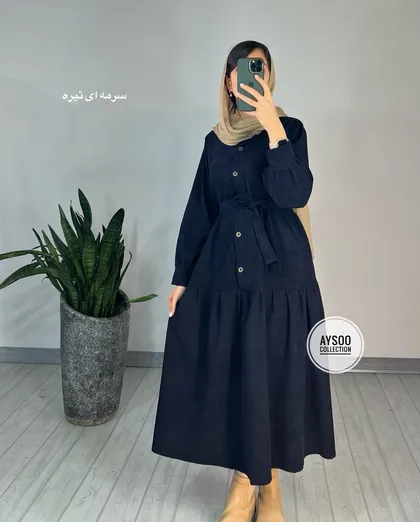 پیراهن مانتویی همتا