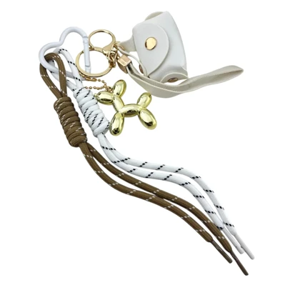 آویز کیف شیک طرح سگ بادکنکی با کیف چرم زیبا