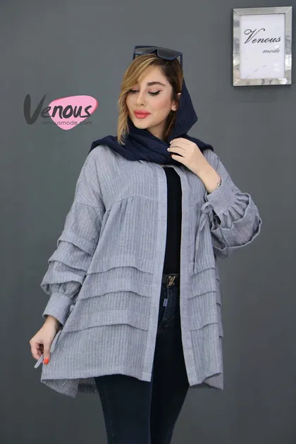 مانتو وال چین‌دار