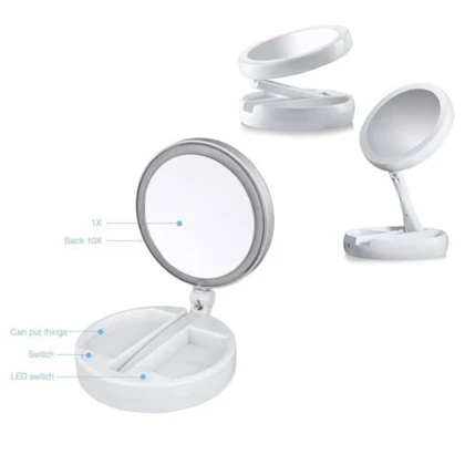 رینگ لایت و آینه آرایشی کد 001