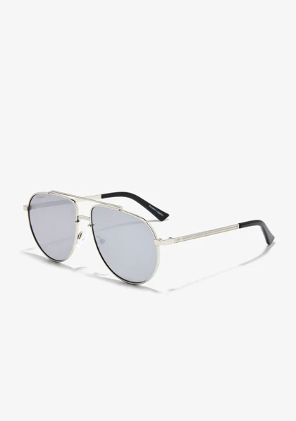 عینک آفتابی دی فرانکلین مدل D.franklin Aviator Legacy Silver / Silver