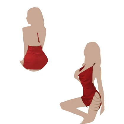 لباس فانتزی مجلسی زنجیردار (Mini Dress) دلوین کد 016