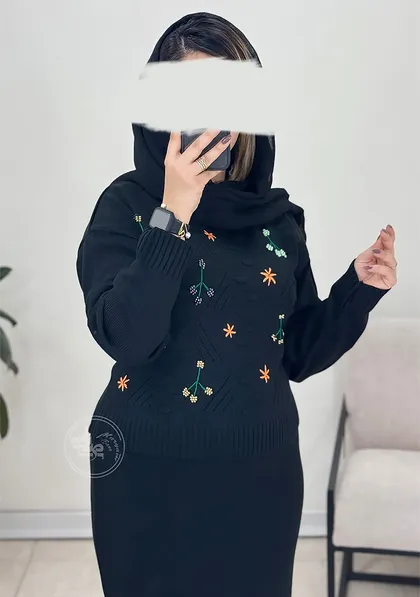 ست بافت و سارافون گلدوزی