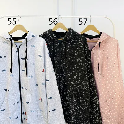 سویشرت طرحدار XL