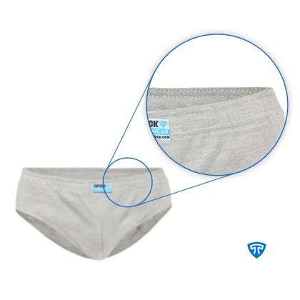 شورت اسلیپ پنبه کش لیفه ای (تک عددی) ملانژ