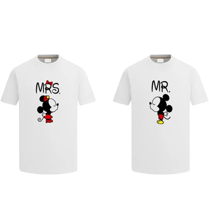 تیشرت ست دو نفره طرح اقا و خانم Mr and Mrs