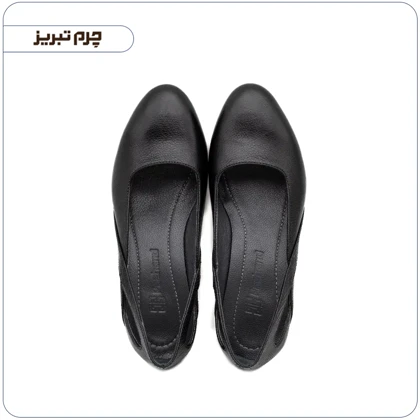 کفش پاشنه‌دار زنانه چرم مدل B1402